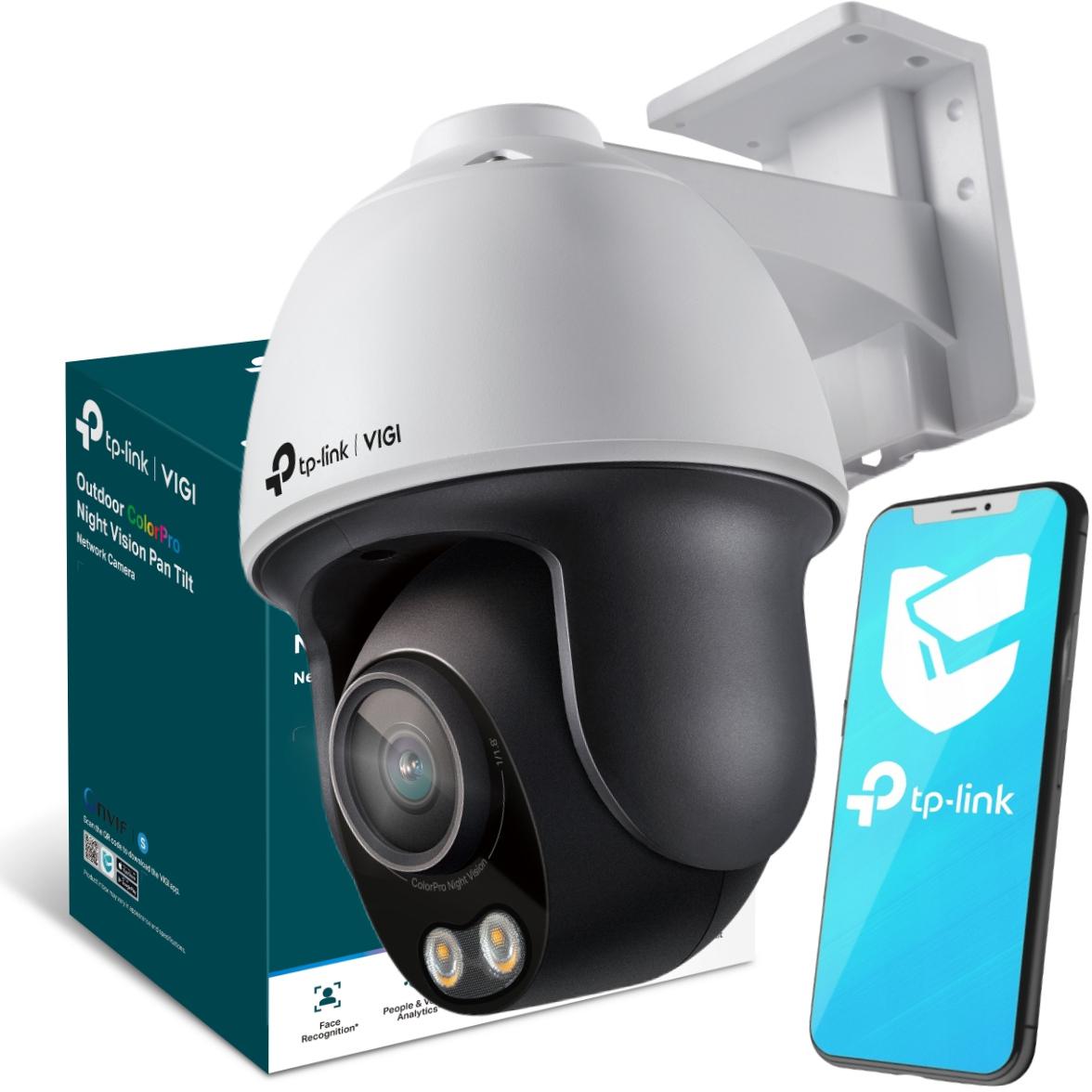 Zewnętrzna obrotowa kamera sieciowa TP-Link VIGI C540S 4MPx z nocną wizją ColorPro - najważniejsze cechy: