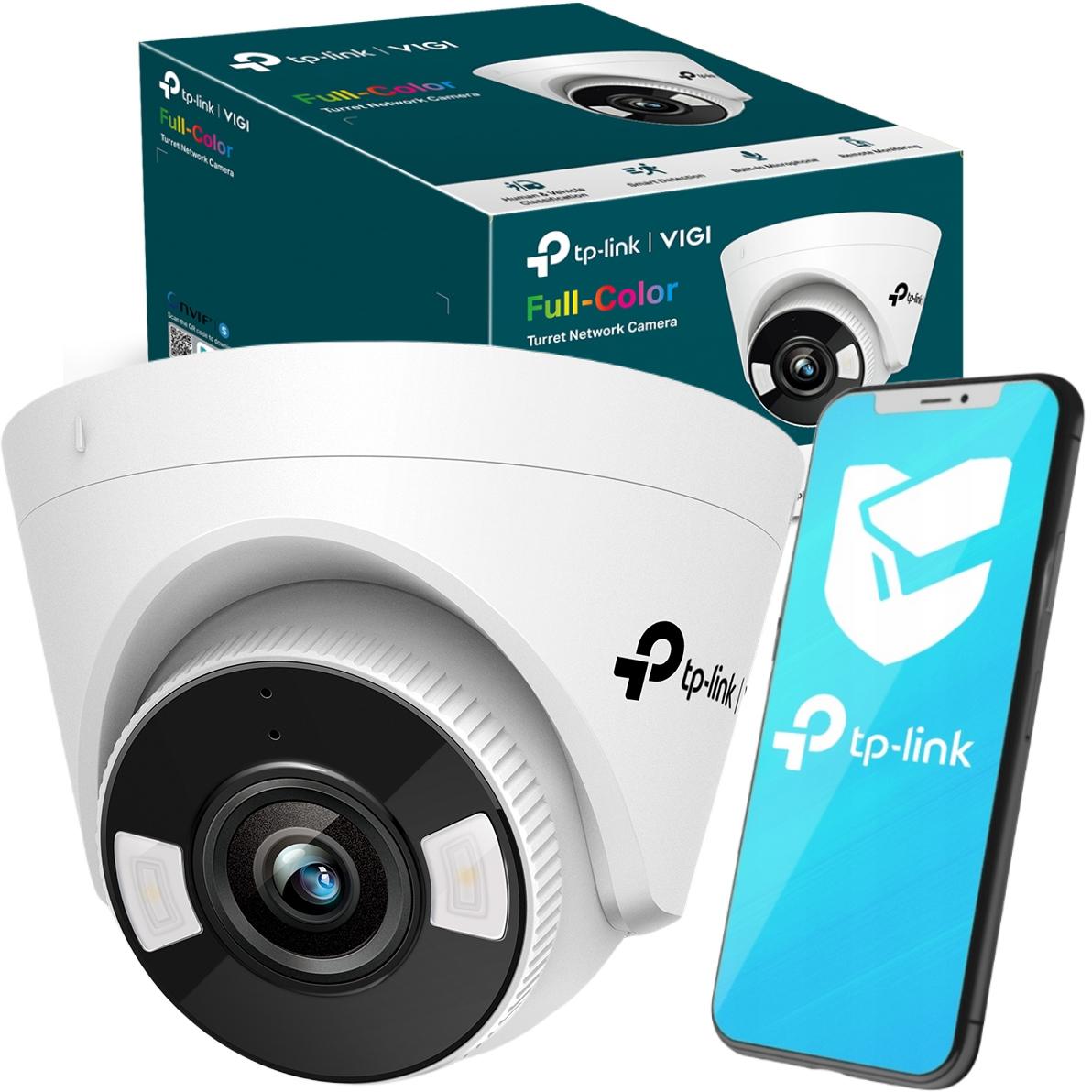 W pełni kolorowa kamera sieciowa IP typu Turret 5MPx H.265+ IK10 IP67 TP-Link VIGI C450 (2.8mm) - najważniejsze cechy: