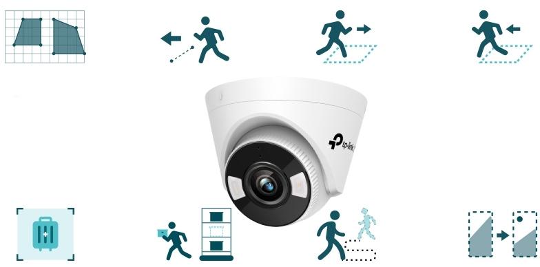 TP-Link VIGI C450 (4mm) - wybierz kamerę sieciową IP z&nbsp;rozbudowanym wykrywaniem przez SI (sztuczną inteligencję)