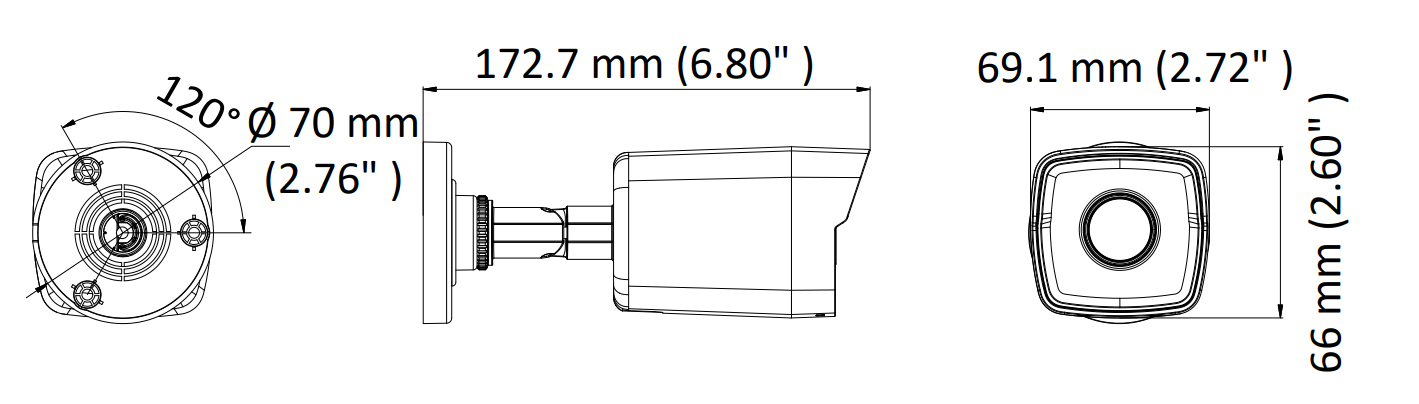 Kamera IP HIKVISION DS-2CD1041G0-I/PL (2.8 mm)