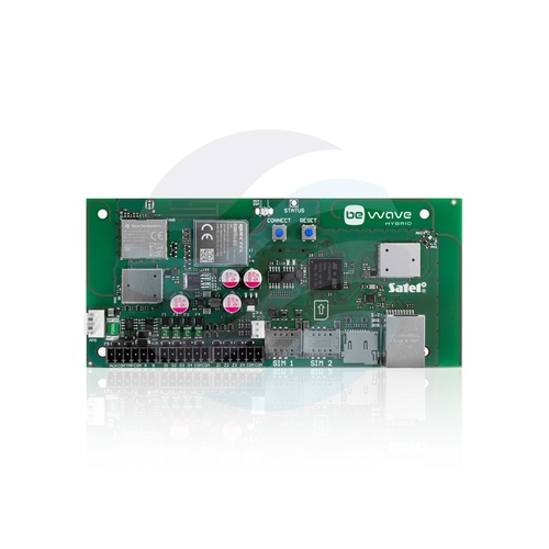 SATEL HYBRID 128 Plus Centrala systemu BE WAVE, do 128 urządzeń, 4 wejścia, 4 wyjścia, RS-485, LAN, WiFi, 2G/4G, Grade 2 3