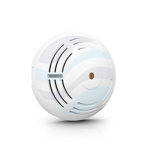 SATEL SDA-250 Autonomiczna czujka dymu, EN 14604, LED, sygnalizacja akustyczna, CR123A 3V 3