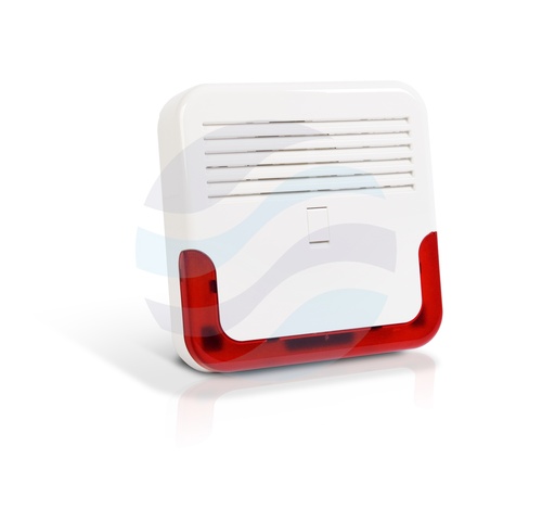 SATEL SP-6500 R Zewnętrzny sygnalizator akustyczno-optyczny, LED, piezo, Grade 2, czerwony 3
