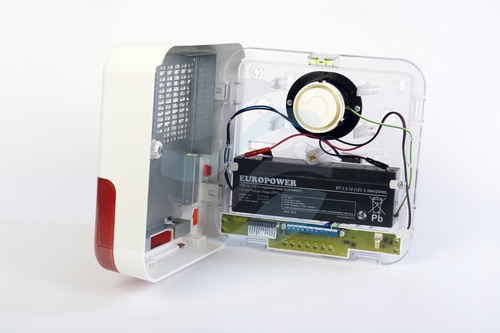 SATEL SP-6500 R Zewnętrzny sygnalizator akustyczno-optyczny, LED, piezo, Grade 2, czerwony 4