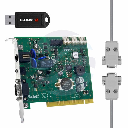 SATEL STAM-2 BT Zestaw monitorujący, karta STAM-1 P, program STAM-2 BASIC, 3 stanowiska, klucz USB 2