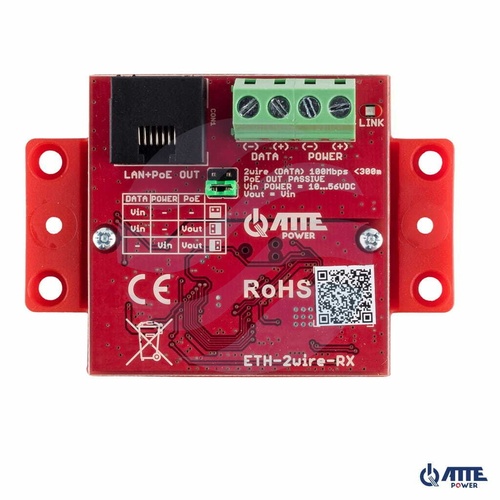 ATTE POWER ETH-2wire-SET Zestaw do transmisji LAN + PoE po 2 żyłach 2