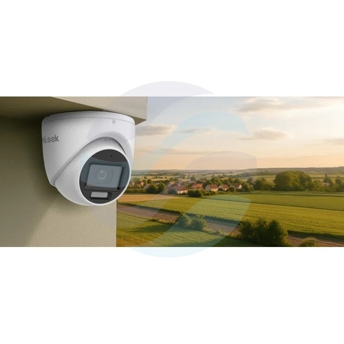 HiLook TVI-T8M-20DL (2.8mm) Kamera 4w1 8Mpix kopułkowa 2.8mm, Smart Hybrid Light, TVI/AHD/CVI/CVBS, IP66, DWDR, IR do 30m / LED do 20m, metalowa, biała 4