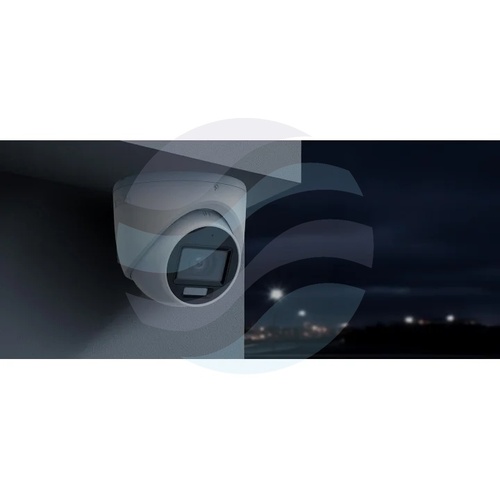 HiLook TVI-T8M-20DL (2.8mm) Kamera 4w1 8Mpix kopułkowa 2.8mm, Smart Hybrid Light, TVI/AHD/CVI/CVBS, IP66, DWDR, IR do 30m / LED do 20m, metalowa, biała 8