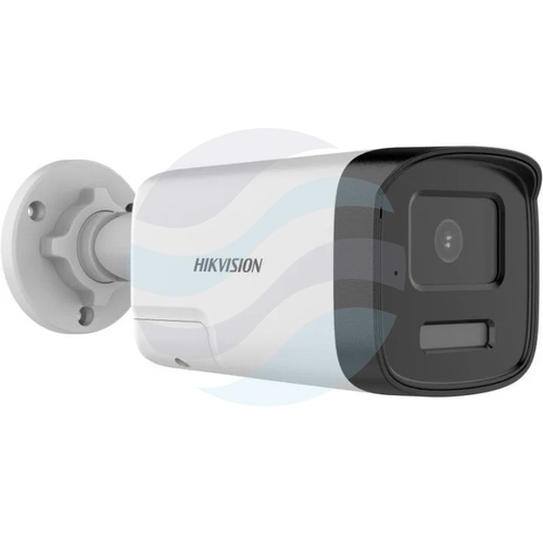 Hikvision DS-2CE17D0T-LTS (2.8mm) Kamera 4w1 TurboHD 2Mpix bullet 2.8mm, Smart Hybrid Light, TVI/AHD/CVI/CVBS, DWDR, IP67, IR/LED do 40m, mikrofon, głośnik, dwukierunkowe audio, biała 3