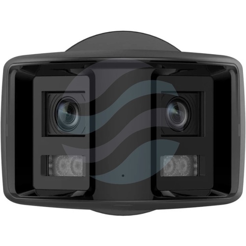 Hikvision DS-2CD2T167G3P-LIS2UY/SL(180°) Kamera IP 16Mpix panoramiczna bullet 180° 2x 2.8mm, 0.0005lux, F1.0, ColorVu 3.0, AcuSense, Live Guard, WDR 130dB, IR/LED do 40m, 2x mikrofon, głośnik, alarm 1/1, audio 1/1, mSD do 512GB, IP67, NEMA 4X, AI, biała 2
