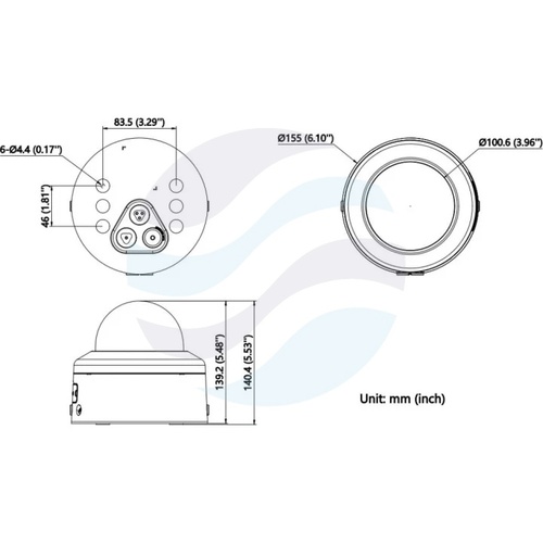 Hikvision DS-2CD2786G3-IPTRZSY (2.8-12mm) Kamera IP 8Mpix kopułkowa motozoom 2.8-12mm, PTRZ, 0.001lux, F1.2, DarkFighter, AcuSense, IP67, IK10, NEMA 4X, WDR 130dB, IR do 40m, alarm 1/1, mSD do 512GB, AI, biała 2