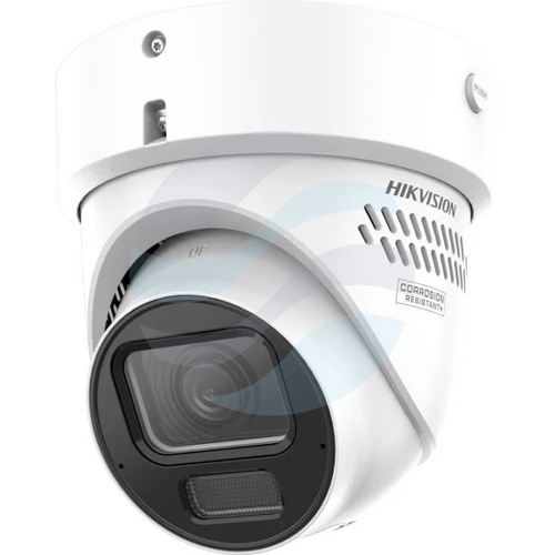 Hikvision DS-2CD2H123G2-LIZS2UY/SL (2.8-12mm) Kamera IP 12Mpix kopułkowa motozoom 2.8-12mm, 0.005lux, F1.2, Smart Hybrid Light, Live Guard, IP67, IK10, NEMA 4X, WDR 120dB, IR/LED do 40m, 2x mikrofon, głośnik, alarm 1/1, mSD do 512GB, AI, biała 2