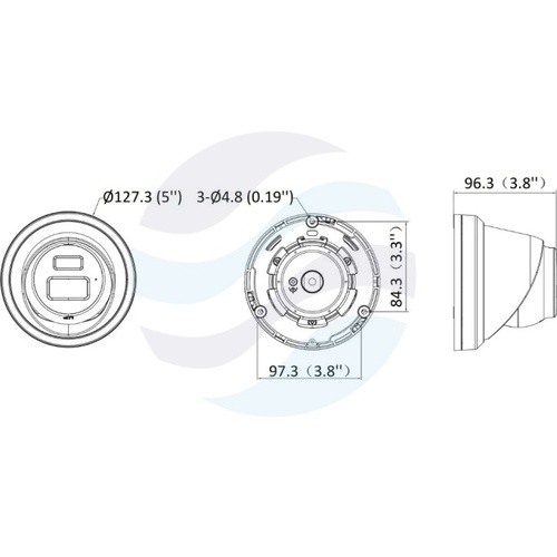 Hikvision DS-2CD2363G2-LI2U(2.8mm) Kamera IP 6Mpix kopułkowa 2.8mm, 0.005lux, F1.6, Smart Hybrid Light, AcuSense, WDR 120dB, IR LED/LED biały do 30m, mSD do 512GB, 2x mikrofon, IP67, biała 2