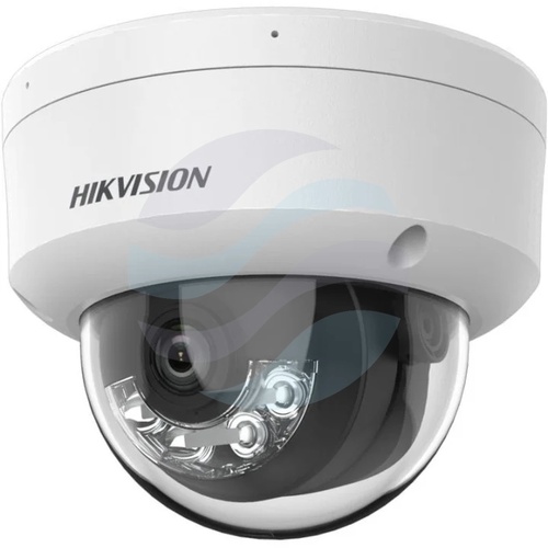 Hikvision DS-2CD1123G2-LIU(2.8mm)(PL) Kamera IP 2Mpix kopułkowa 2.8mm, 0.005lux, F1.6, Smart Hybrid Light, MD 2.0, DWDR, IR LED/LED biały do 30m, mikrofon, IP67, IK08, biała 3