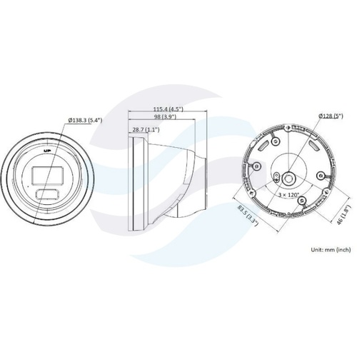 Hikvision DS-2CD2346G2H-IU (2.8mm) (eF) (PL) Kamera IP 4Mpix kopułkowa 2.8mm, 0.001lux, F1.0, DarkFighter, AcuSense, IP67, WDR 120dB, IR do 30m, mikrofon, mSD do 512GB, AI, biała 2