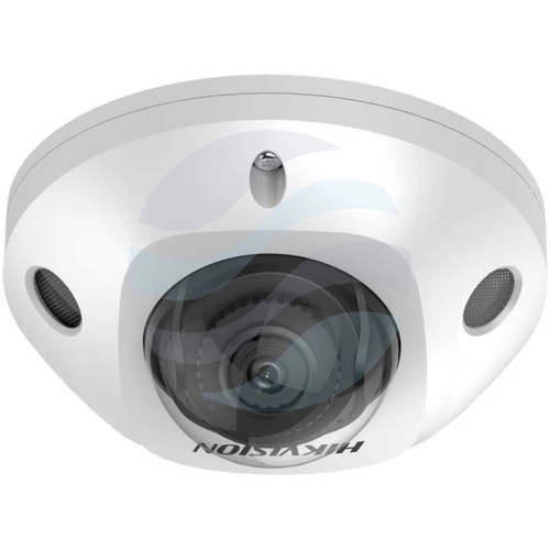 Hikvision DS-2CD2523G2-IS(2.8mm)(D)(PL) Kamera IP 2Mpix mini kopułkowa 2.8mm, 0.005lux, F1.6, AcuSense, IP67, IK08, WDR 120dB, IR do 30m, mikrofon, audio 1/1, alarm 1/1, mSD do 512GB, H.265+, AI, biała 2