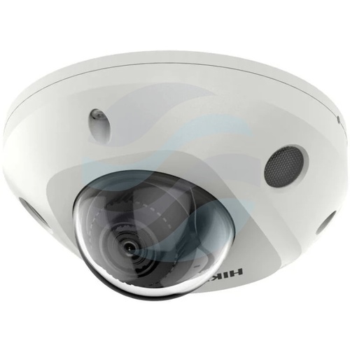 Hikvision DS-2CD2523G2-IS(2.8mm)(D)(PL) Kamera IP 2Mpix mini kopułkowa 2.8mm, 0.005lux, F1.6, AcuSense, IP67, IK08, WDR 120dB, IR do 30m, mikrofon, audio 1/1, alarm 1/1, mSD do 512GB, H.265+, AI, biała 3
