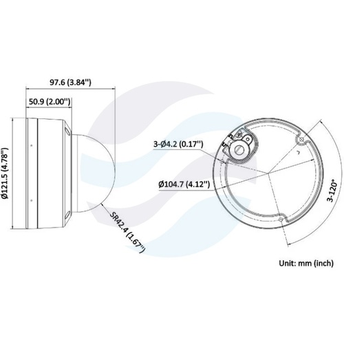 Hikvision DS-2CD1743G2-LIZU(2.8-12mm)(PL) Kamera IP 4Mpix kopułkowa, motozoom 2.8-12mm, 0.005lux, F1.6, Smart Hybrid Light, MD 2.0, WDR 120dB, IR LED/LED biały do 30m, mSD do 512GB, mikrofon, IP67, IK08, biała 2