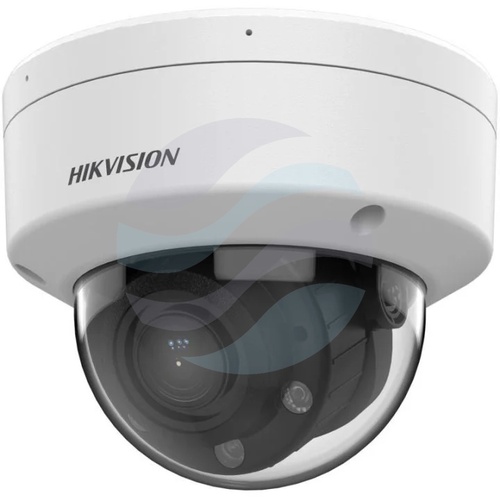 Hikvision DS-2CD1743G2-LIZSU (2.8-12mm) Kamera IP 4Mpix kopułkowa motozoom 2.8-12mm, 0.005lux, F1.6, Smart Hybrid Light, IP67, IK08, WDR 120dB, IR/LED do 30m, mikrofon, alarm 1/1, mSD do 512GB, AI, biała 2