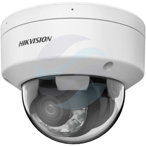 Hikvision DS-2CD2167G2H-LISU (2.8mm) (eF) Kamera IP 6Mpix kopułkowa 2.8mm, 0.0005lux, F1.0, ColorVu, Smart Hybrid Light, AcuSense, IP67, IK10, WDR 130dB, IR/LED do 30m, mSD do 512GB, mikrofon, wej./wyj. audio i alarmowe, AI, biała 2
