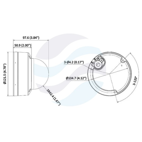 Hikvision DS-2CD2167G2H-LISU (2.8mm) (eF) Kamera IP 6Mpix kopułkowa 2.8mm, 0.0005lux, F1.0, ColorVu, Smart Hybrid Light, AcuSense, IP67, IK10, WDR 130dB, IR/LED do 30m, mSD do 512GB, mikrofon, wej./wyj. audio i alarmowe, AI, biała 4