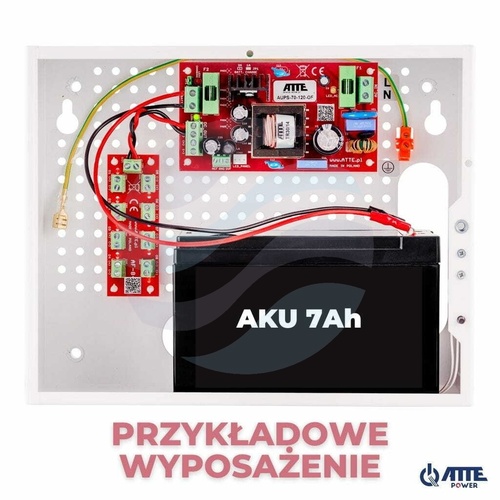 ATTE POWER AUPS-40-120-E Zasilacz buforowy SMPS 12V 3,5A 40W 2