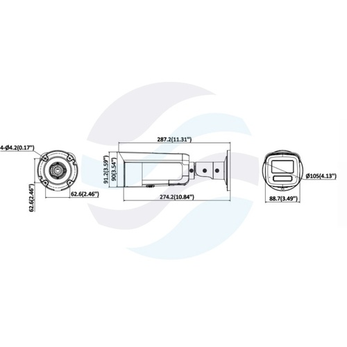 Hikvision DS-2CD2T126G3-IS2UY/SL (2.8mm) (eF) Kamera IP 12Mpix bullet 2.8mm, 0.0008lux, F1.6, DarkFighter, Live Guard, AcuSense, IP67, NEMA 4X, WDR 130dB, IR do 60m, 2x mikrofon, głośnik, alarm 1/1, mSD do 512GB, AI, biała 2