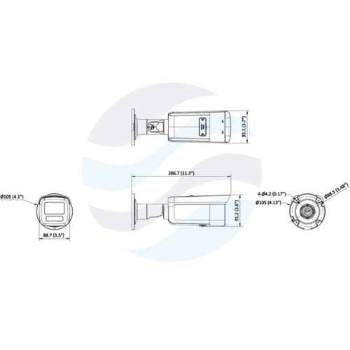 Hikvision DS-2CD2T46G2H-2I (4mm) (eF) (PL) Kamera IP 4Mpix bullet 4mm, 0.001lux, F1.0, DarkFighter, AcuSense, IP67, WDR 120dB, IR do 60m, mSD do 512GB, AI, biała 4
