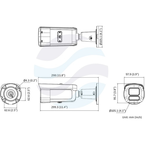 Hikvision DS-2CD2686G2HT-IZS (2.8-12mm) (eF) (BLACK) (PL) Kamera IP 8Mpix bullet motozoom 2.8-12mm, 0.0008lux, F1.2, DarkFighter, AcuSense, IP67, IK10, WDR 120dB, IR do 60m, audio 1/1, alarm 1/1, mSD do 512GB, czarna 2