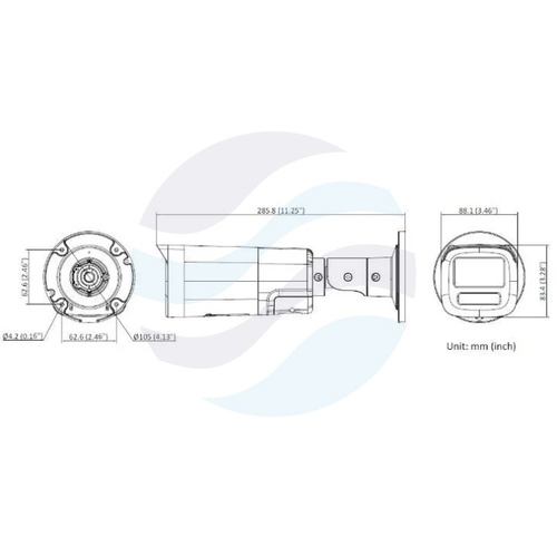 Hikvision DS-2CD1643G2-LIZU/SL (2.8-12mm) Kamera IP 4Mpix bullet motozoom 2.8-12mm, 0.005lux, F1.6, Smart Hybrid Light, Live Guard, IP67, WDR 120dB, IR/LED do 50m, mikrofon, głośnik, mSD do 512GB, AI, biała 2