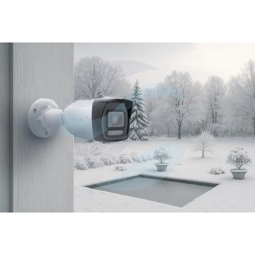 HiLook IPCAM-B8-30DL/A Kamera IP 8Mpix 4K bullet 2.8mm, 0.01lux, F2.0, Smart Hybrid Light, WDR 120dB, IR LED/LED biały do 30m, mSD do 512GB, mikrofon, głośnik, IP67, biała 7
