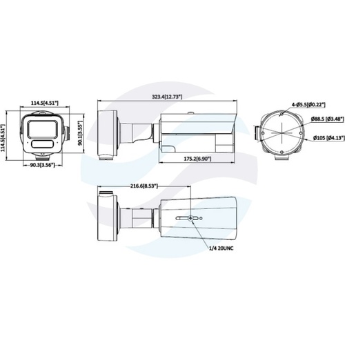 Hikvision iDS-2CD2T47G2-XS/PP (4mm) (PL) Kamera IP 4Mpix bullet 4mm, 0.0014lux, F1.0, ColorVu, AcuSeek, Smart Hybrid Light, IP67, IK10, WDR 120dB, IR/LED do 80m, mikrofon, głośnik, grzałka, mSD do 1TB, AI, biała 2