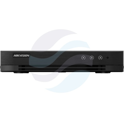 Hikvision iDS-7204HQHI-M1/T Rejestrator 5w1 TurboHD, 4x kanał analogowy + 1x IP (5 łącznie), w trybie Enhanced IP do 6 kanałów łącznie, IP max. 6Mpx, AcuSense, H.265 Pro+, nagrywanie do 3K/5M Lite, 72Mb/s, HDMI, VGA, 1x SATA do 10TB, audio 7