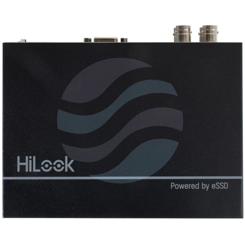 HiLook SSD-DVR-2MP Rejestrator 4w1 4x kanały analogowe, nagrywanie do 3K Lite, H.265+, Motion Detection 2.0, HDMI, VGA, wbudowany dysk eSSD 512GB, audio po kablu koncentrycznym 2