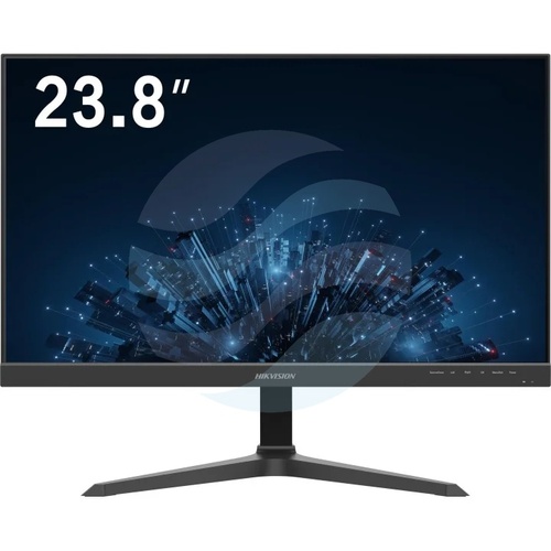 Hikvision DS-D5224F3-1V0SV/D Monitor sieciowy CCTV ze zintegrowanym dekoderem, praca 24/7, 23.8 Full HD 1920×1080 E-LED 60Hz, dekodowanie 16 kanałów 1080p/30 i pojedynczego obrazu do 32Mpx, H.265/H.264/Smart265/Smart264/MJPEG, HDMI, audio out, RJ45 Gigabi 3