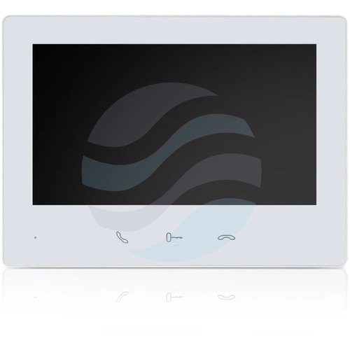 Hikvision DS-KIS704EY-ACW2/Aluminum Zestaw wideodomofonowy IP 2-wire HD, kamera 2Mpx Full HD, kąt 133°, monitor dotykowy 7 cali 1024x600, Wi-Fi, klawiatura kodowa, Hik-Connect, IP65, IK08, natynkowy 8