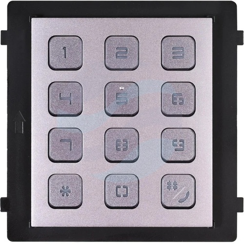 Hikvision DS-KIS704EY-AFW2/Aluminium Zestaw wideodomofonowy IP 2-wire HD, kamera 2Mpx Full HD, kąt 133°, monitor dotykowy 7 cali 1024x600, Wi-Fi, klawiatura kodowa, Hik-Connect, IP65, IK08, podtynkowy 5