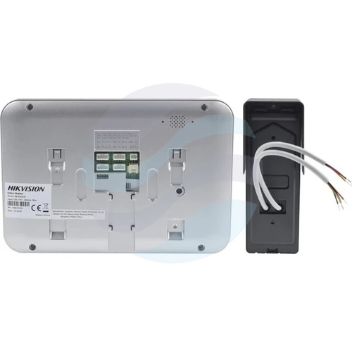 Hikvision DS-KIS203T Zestaw wideodomofonowy analogowy 4-żyłowy, kamera 2Mpx Full HD, monitor 7 cali 800x480, IR do 3m, sterowanie furtką, IP65, natynkowy 4