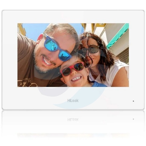 HiLook by Hikvision IP-VIS-Pro-W Zestaw wideodomofonowy IP 1-rodzinny, kamera 2Mpx Full HD, kąt 129°, monitor dotykowy 7 cali 1024x600, Wi-Fi, PoE, RFID Mifare, Hik-Connect, switch PoE 4-portowy 2