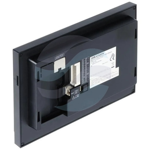 Hikvision DS-KH8380-WTE1 Monitor wideodomofonu IP 7 TFT 1024×600, ekran dotykowy, Wi-Fi, 1x LAN, obsługa do 16 kamer IP i 16 monitorów, microSD do 128GB, 8 wejść alarmowych, 4 przekaźniki sterowania zamkiem, PoE 802.3at, Hik-Connect, montaż natynkowy, pod 2