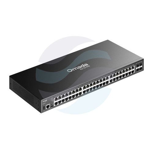 TP-Link SG5452X Switch gigabitowy zarządzalny L3 Omada stackowalny Lite 48x Gigabit, 4x SFP+ 10G, IGMP, 1x USB 2.0, 1x RJ45 konsola, USB-C, Rack 19", Access Plus, metal, bezwentylatorowy 4