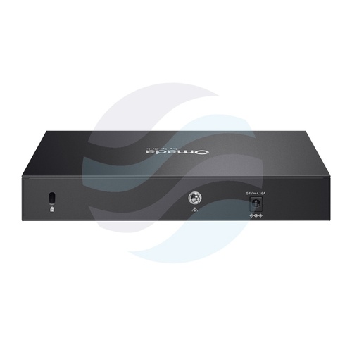 TP-Link ES210XPP-M2 Switch 2.5G zarządzalny Omada PoE++ 8x 100/1000/2500Mb/s PoE++ 802.3bt/at/af, 1x RJ45 10Gb/s, 1x SFP+ 10Gb/s, 200W, QoS, IGMP, Desktop, Easy Managed, bezwentylatorowy, metal 2
