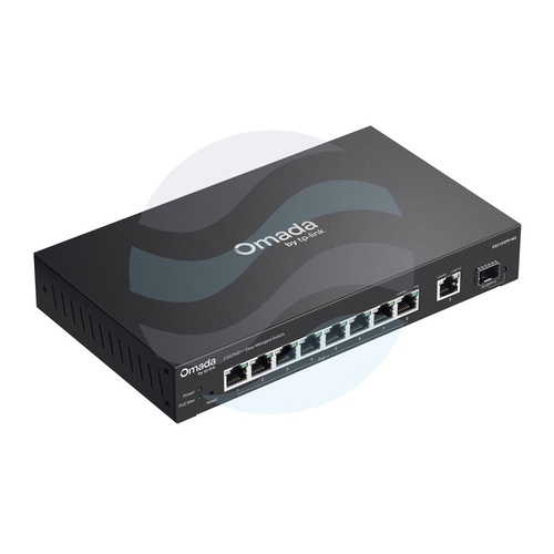 TP-Link ES210XPP-M2 Switch 2.5G zarządzalny Omada PoE++ 8x 100/1000/2500Mb/s PoE++ 802.3bt/at/af, 1x RJ45 10Gb/s, 1x SFP+ 10Gb/s, 200W, QoS, IGMP, Desktop, Easy Managed, bezwentylatorowy, metal 4