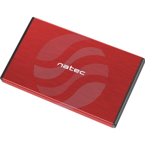 NATEC Rhino GO NKZ-1279 zewnętrzna obudowa dysku 2.5" SATA HDD/SSD, USB 3.0, czerwony 5