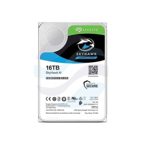 SEAGATE skyhawk AI 20 TB (ST20000VE004) Dysk CCTV do monitoringu 3.5" HDD, SATA III 6 Gb/s, 512 MB, 7200 obr./min 4