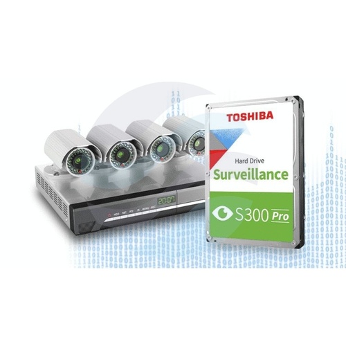 TOSHIBA S300 Pro 4 TB (MD10ADA400EV) Dysk CCTV do monitoringu 3.5" HDD, SATA III 6 Gb/s, 256 MB, 7200 obr./min 2
