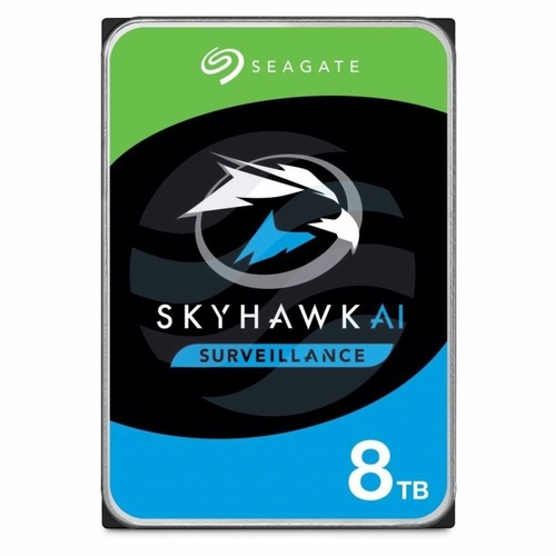 SEAGATE skyhawk 8 TB (ST8000VX010) Dysk CCTV do monitoringu 3.5" HDD, SATA III 6 Gb/s, 256 MB, 7200 obr./min 5