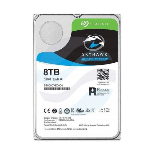 SEAGATE skyhawk AI 20 TB (ST20000VE004) Dysk CCTV do monitoringu 3.5" HDD, SATA III 6 Gb/s, 512 MB, 7200 obr./min 2