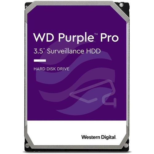 Western Digital WD Purple Pro 8 TB (WD8002PURP) Dysk CCTV do monitoringu 24/7 3.5" HDD, SATA III 6 Gb/s, 256 MB, 7200 obr./min 2