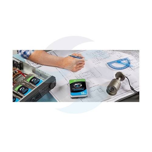 SEAGATE skyhawk AI 20 TB (ST20000VE003) Dysk CCTV do monitoringu 3.5" HDD, SATA III 6 Gb/s, 256 MB, 7200 obr./min 3